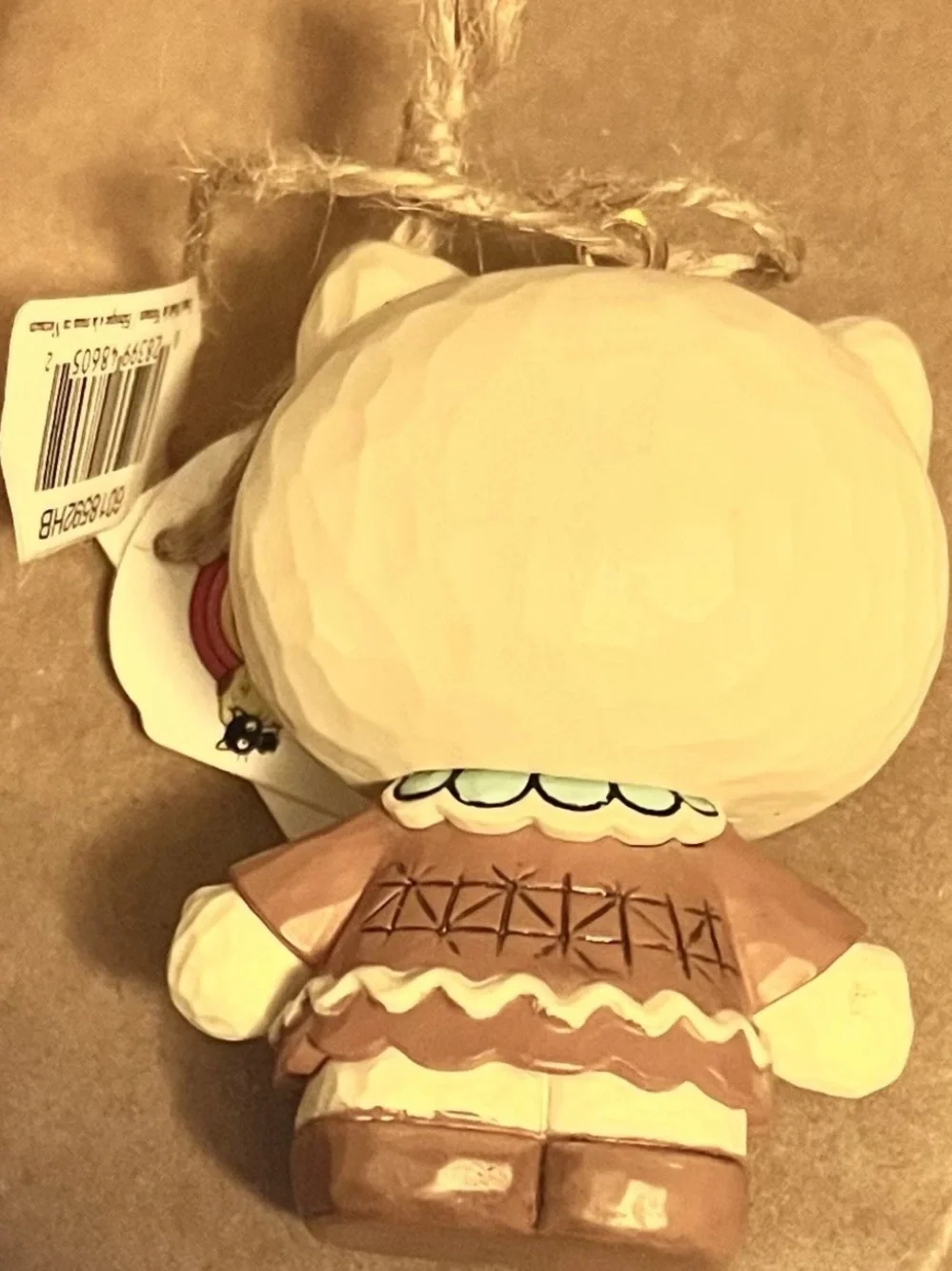 Gingerbread Hello Kitty 3.5” Stone Resin Ornament by Jim Shore for Enesco
